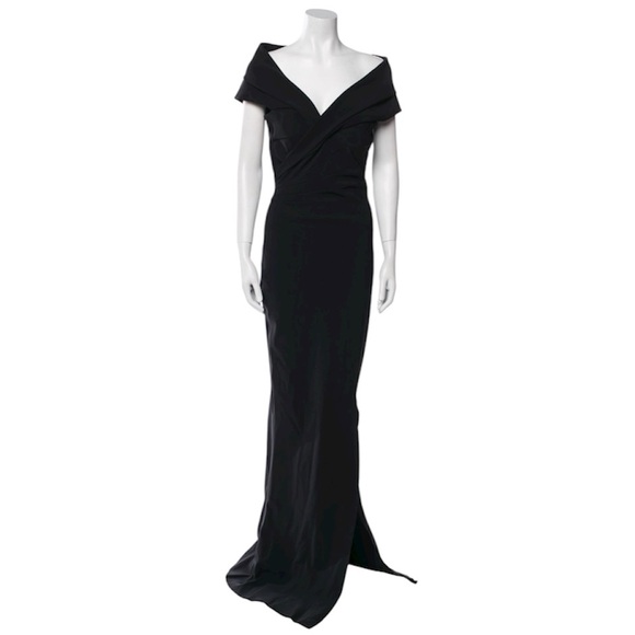 Chiara Boni Dresses & Skirts - Chiara Boni La Petite Robe Black Long Ball Gown Evening Gown Made in Italy 46 10